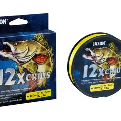 Jaka plecionka na szczupaka? Jaxon 12x Crius, 0,18mm, 23kg. Idealna na drapieżniki.
