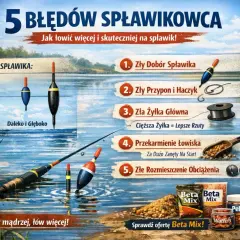 Zła żyłka główna to częsty błąd spławikowca. Wybierz odpowiednią, by łowić więcej!