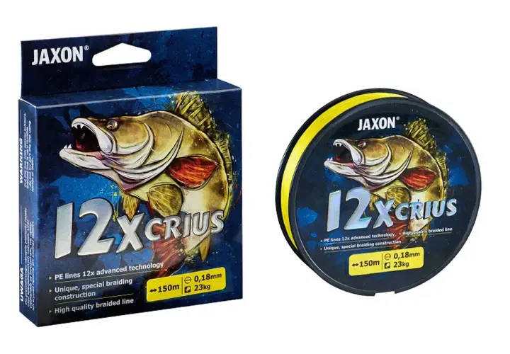 Jaka plecionka na szczupaka? Jaxon 12x Crius, 0,18mm, 23kg. Idealna na drapieżniki.