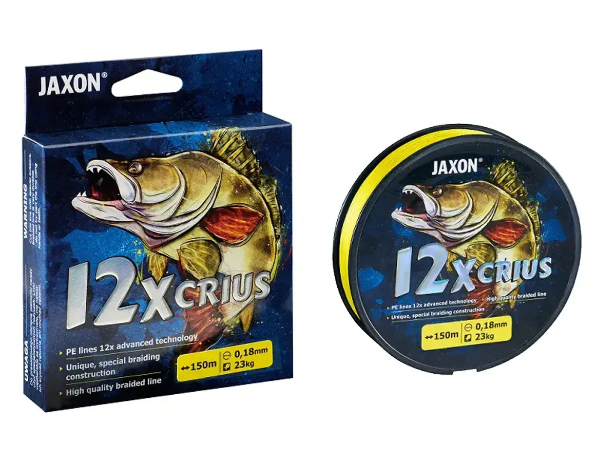 Jaka plecionka na szczupaka? Jaxon 12x Crius, 0,18mm, 23kg. Idealna na drapieżniki.