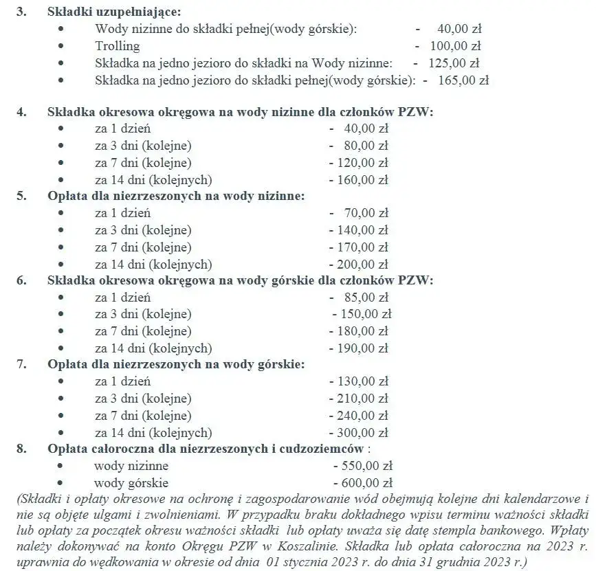 Zdjęcie Opłaty PZW Toruń: ile kosztuje wędkowanie i jakie są zniżki?